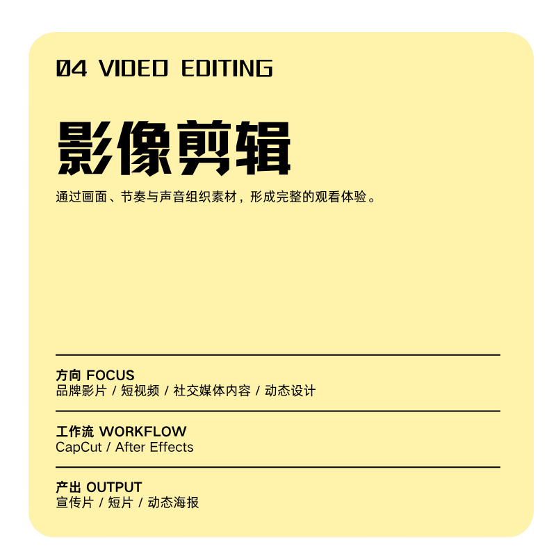 影像剪辑技能